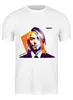 Заказать мужскую футболку в Москве. Футболка классическая Kurt Cobain (Nirvana) от Fedor - готовые дизайны и нанесение принтов.