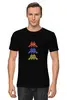 Заказать мужскую футболку в Москве. Футболка классическая Space invaders                   от dyzel1 - готовые дизайны и нанесение принтов.