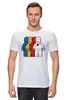 Заказать мужскую футболку в Москве. Футболка классическая Космонавт Лего от fanart - готовые дизайны и нанесение принтов.