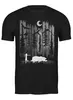 Заказать мужскую футболку в Москве. Футболка классическая Forest Friends от oneredfoxstore@gmail.com - готовые дизайны и нанесение принтов.