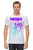 Заказать мужскую футболку в Москве. Футболка классическая MARSHMELLO FORTNITE от geekbox - готовые дизайны и нанесение принтов.