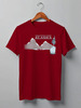 Заказать мужскую футболку в Москве. Футболка классическая Mountains от oneredfoxstore@gmail.com - готовые дизайны и нанесение принтов.