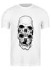 Заказать мужскую футболку в Москве. Футболка классическая Skull от zen4@bk.ru - готовые дизайны и нанесение принтов.