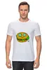Заказать мужскую футболку в Москве. Футболка классическая Гамбургер от Heh Brukva-Turnip - готовые дизайны и нанесение принтов.