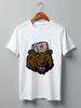 Заказать мужскую футболку в Москве. Футболка классическая Russian Bear (Русский медведь) от Easy-store - готовые дизайны и нанесение принтов.