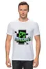 Заказать мужскую футболку в Москве. Футболка классическая Minecraft  от торгаш - готовые дизайны и нанесение принтов.