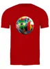 Заказать мужскую футболку в Москве. Футболка классическая Футбол от ПРИНТЫ ПЕЧАТЬ  - готовые дизайны и нанесение принтов.