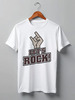 Заказать мужскую футболку в Москве. Футболка классическая Let`s rock! от gopotol - готовые дизайны и нанесение принтов.