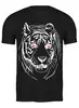 Заказать мужскую футболку в Москве. Футболка классическая зверье тигр 2 от сергей дудников - готовые дизайны и нанесение принтов.