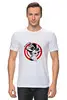 Заказать мужскую футболку в Москве. Футболка классическая  Енотик  от THE_NISE  - готовые дизайны и нанесение принтов.