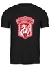 Заказать мужскую футболку в Москве. Футболка классическая Liverpool FC от skynatural - готовые дизайны и нанесение принтов.