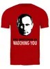 Заказать мужскую футболку в Москве. Футболка классическая Big Brother Putin от BigBrotherPu - готовые дизайны и нанесение принтов.