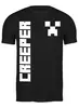 Заказать мужскую футболку в Москве. Футболка классическая MINECRAFT CREEPER от weeert - готовые дизайны и нанесение принтов.