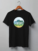 Заказать мужскую футболку в Москве. Футболка классическая Mountains от oneredfoxstore@gmail.com - готовые дизайны и нанесение принтов.