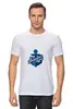 Заказать мужскую футболку в Москве. Футболка классическая ХК "Адмирал" от dobryidesign - готовые дизайны и нанесение принтов.