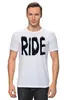 Заказать мужскую футболку в Москве. Футболка классическая Mountain Bike от oneredfoxstore@gmail.com - готовые дизайны и нанесение принтов.