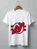 Заказать мужскую футболку в Москве. Футболка классическая New Jersey Devils от kspsshop - готовые дизайны и нанесение принтов.