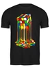 Заказать мужскую футболку в Москве. Футболка классическая Color cube от skynatural - готовые дизайны и нанесение принтов.
