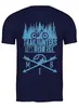Заказать мужскую футболку в Москве. Футболка классическая Mountain Bike от oneredfoxstore@gmail.com - готовые дизайны и нанесение принтов.
