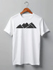 Заказать мужскую футболку в Москве. Футболка классическая Mountains от oneredfoxstore@gmail.com - готовые дизайны и нанесение принтов.