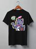 Заказать мужскую футболку в Москве. Футболка классическая Cats Here от oneredfoxstore@gmail.com - готовые дизайны и нанесение принтов.