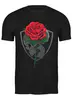 Заказать мужскую футболку в Москве. Футболка классическая ✱Skull&Rose✱ от balden - готовые дизайны и нанесение принтов.