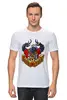 Заказать мужскую футболку в Москве. Футболка классическая Gangsta Crow от kotashi - готовые дизайны и нанесение принтов.