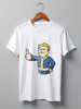 Заказать мужскую футболку в Москве. Футболка классическая Vault Boy от YellowCloverShop - готовые дизайны и нанесение принтов.