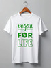 Заказать мужскую футболку в Москве. Футболка классическая Vegan for life от catification - готовые дизайны и нанесение принтов.