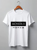 Заказать мужскую футболку в Москве. Футболка классическая Monsta X от geekbox - готовые дизайны и нанесение принтов.