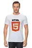 Заказать мужскую футболку в Москве. Футболка классическая HTML 5 от Nalivaev - готовые дизайны и нанесение принтов.