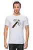 Заказать мужскую футболку в Москве. Футболка классическая Minecraft - Кирка от klip - готовые дизайны и нанесение принтов.
