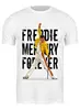 Заказать мужскую футболку в Москве. Футболка классическая ✪ Freddie Mercury ✪ от balden - готовые дизайны и нанесение принтов.