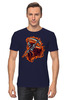 Заказать мужскую футболку в Москве. Футболка классическая Death On Fire от skynatural - готовые дизайны и нанесение принтов.