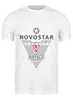 Заказать мужскую футболку в Москве. Футболка классическая Novostar Hotels Тунис Triangles от Novostar Hotels - готовые дизайны и нанесение принтов.