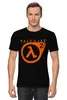 Заказать мужскую футболку в Москве. Футболка классическая HALF LIFE от robus - готовые дизайны и нанесение принтов.