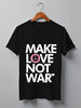 Заказать мужскую футболку в Москве. Футболка классическая Make Love Not War от Printio - готовые дизайны и нанесение принтов.