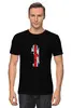 Заказать мужскую футболку в Москве. Футболка классическая Шерлок  от T-shirt print  - готовые дизайны и нанесение принтов.