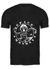 Заказать мужскую футболку в Москве. Футболка классическая Космическая обезьяна от YellowCloverShop - готовые дизайны и нанесение принтов.