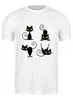 Заказать мужскую футболку в Москве. Футболка классическая Кошки 7 от Виктор Гришин - готовые дизайны и нанесение принтов.
