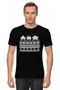 Заказать мужскую футболку в Москве. Футболка классическая Alien invader от zen4@bk.ru - готовые дизайны и нанесение принтов.