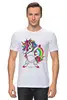 Заказать мужскую футболку в Москве. Футболка классическая Единорог  от T-shirt print  - готовые дизайны и нанесение принтов.