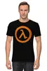 Заказать мужскую футболку в Москве. Футболка классическая Half Life от Vitun - готовые дизайны и нанесение принтов.