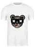 Заказать мужскую футболку в Москве. Футболка классическая Медведь от THE_NISE  - готовые дизайны и нанесение принтов.