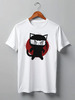 Заказать мужскую футболку в Москве. Футболка классическая Ninja Cat от oneredfoxstore@gmail.com - готовые дизайны и нанесение принтов.