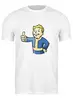 Заказать мужскую футболку в Москве. Футболка классическая Fallout от Picasso - готовые дизайны и нанесение принтов.