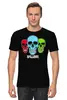 Заказать мужскую футболку в Москве. Футболка классическая Skull Art от Leichenwagen - готовые дизайны и нанесение принтов.