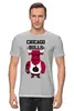 Заказать мужскую футболку в Москве. Футболка классическая Chicago Bulls от dizer - готовые дизайны и нанесение принтов.
