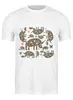 Заказать мужскую футболку в Москве. Футболка классическая Очень добрые носороги от JuliaBadeeva - готовые дизайны и нанесение принтов.