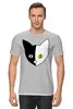 Заказать мужскую футболку в Москве. Футболка классическая Cats Here от oneredfoxstore@gmail.com - готовые дизайны и нанесение принтов.